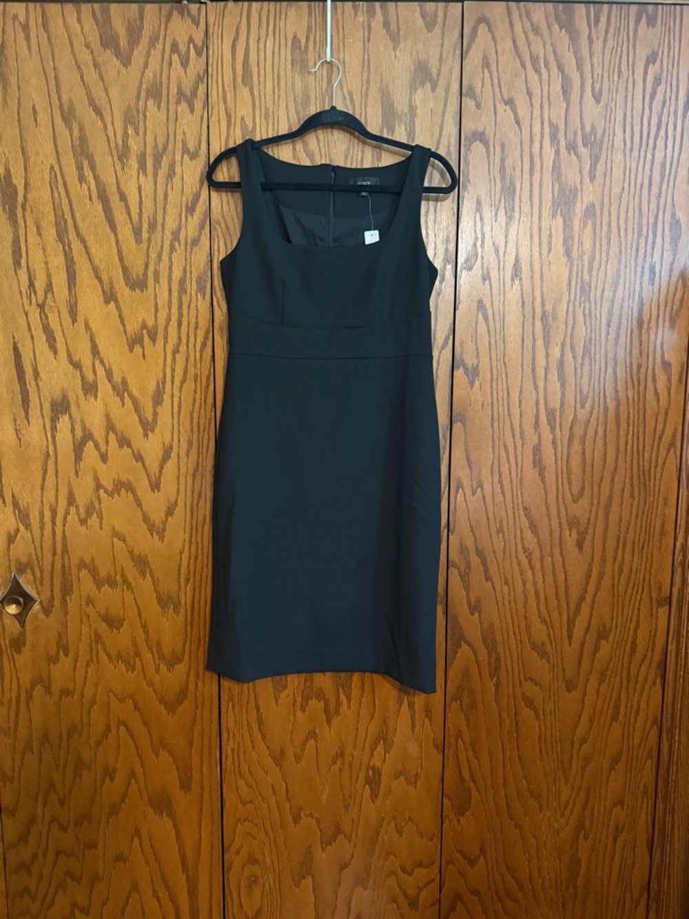 J Crew Dress Size 8 Black Sheath NWT Career Office Wedding Guest
